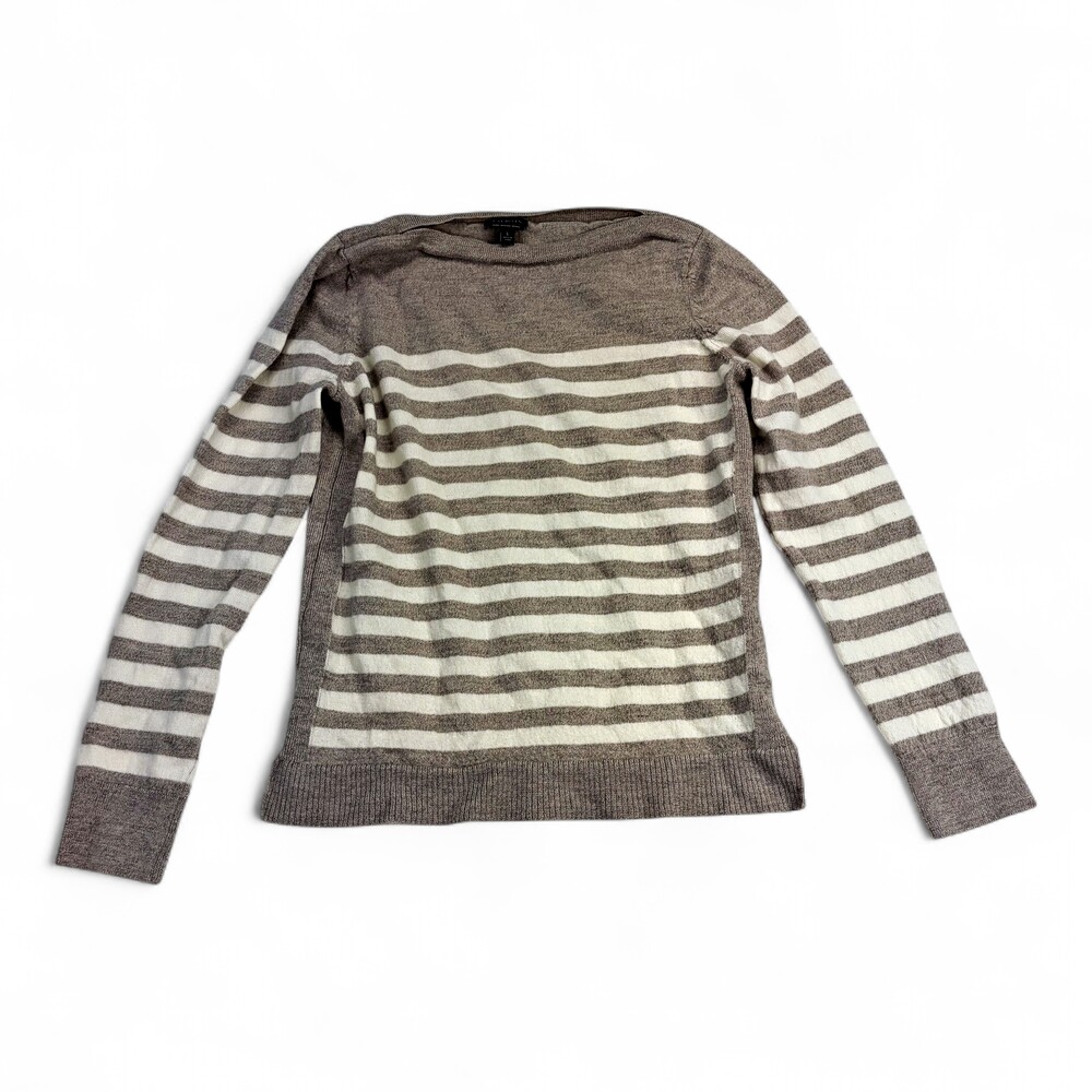 Talbots Striped‎ Boatneck Sweater - Women's L